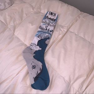 Knee high winter park socks